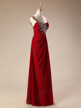 Red Grecian One Shoulder Formal Prom Evening Dress EN143